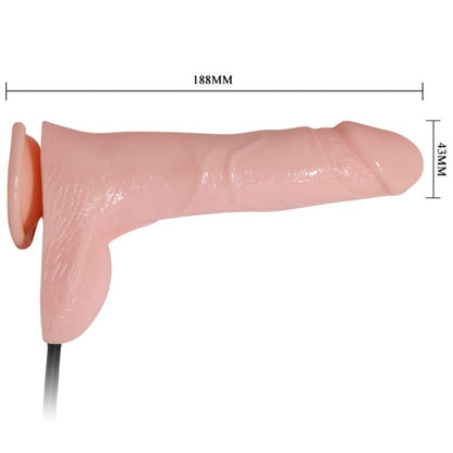 Dildo realistico Baile gonfiabile con vibrazione 18, 8 cm
