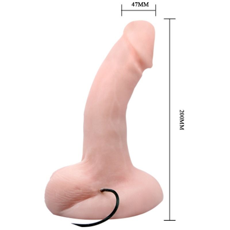 Dildo vibrante Baile Arbitrariness con movimento di rotazione
