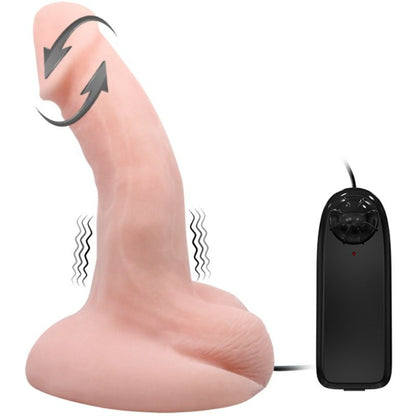 Dildo vibrante Baile Arbitrariness con movimento di rotazione