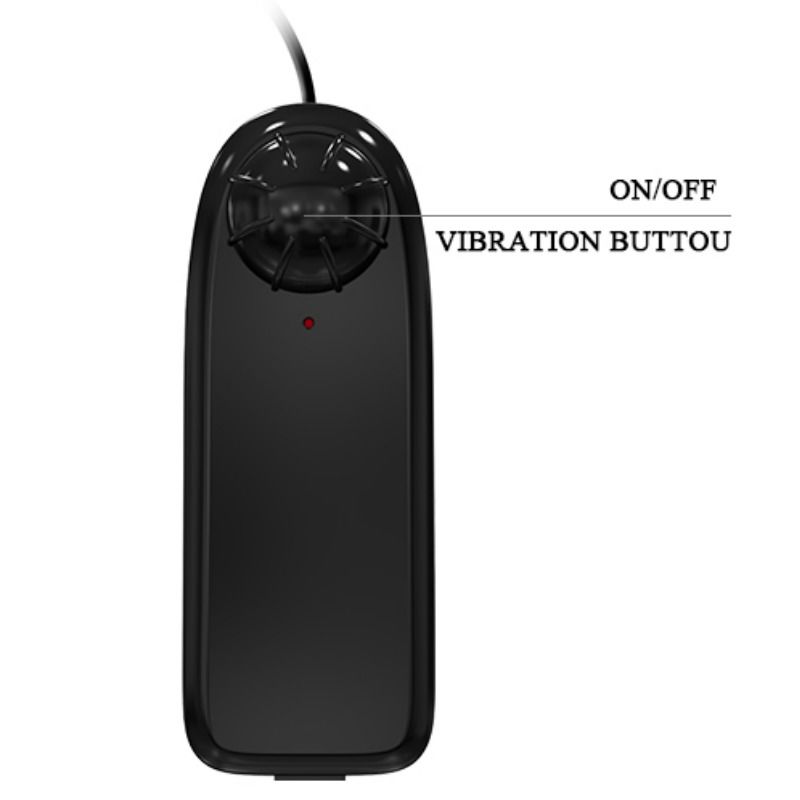 Dildo vibrante Baile Arbitrariness con movimento di rotazione
