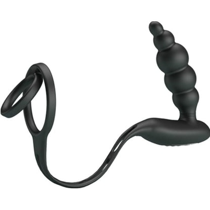 Anal toys Pretty love plug vibrante con anello