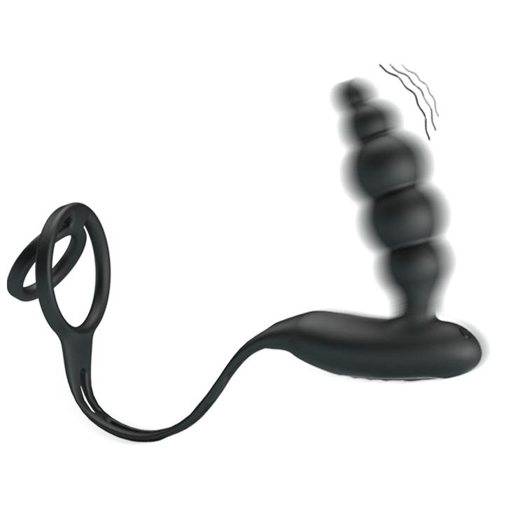Anal toys Pretty love plug vibrante con anello