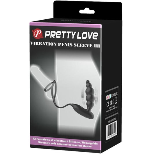 Anal toys Pretty love plug vibrante con anello