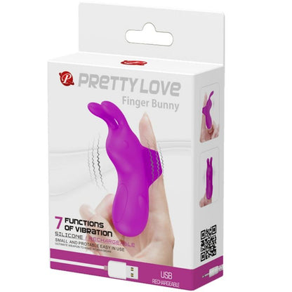 Vibratore rabbit Pretty Love Finger bunny