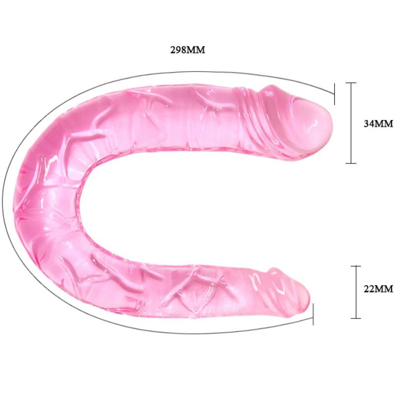 Dildo doppio Baile rosa