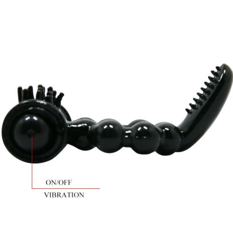BAILE - ANNEAU ANNEAU DOUX AVEC DOUBLE STIMULATEUR