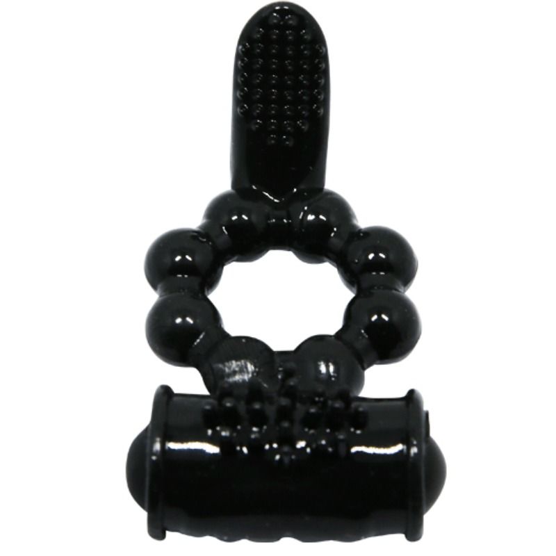 BAILE - ANNEAU ANNEAU DOUX AVEC DOUBLE STIMULATEUR