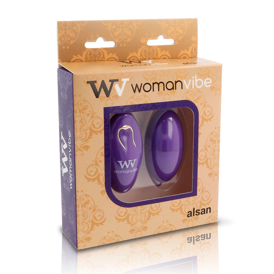 Womanvibe alsan egg telecomando silicone nero viola