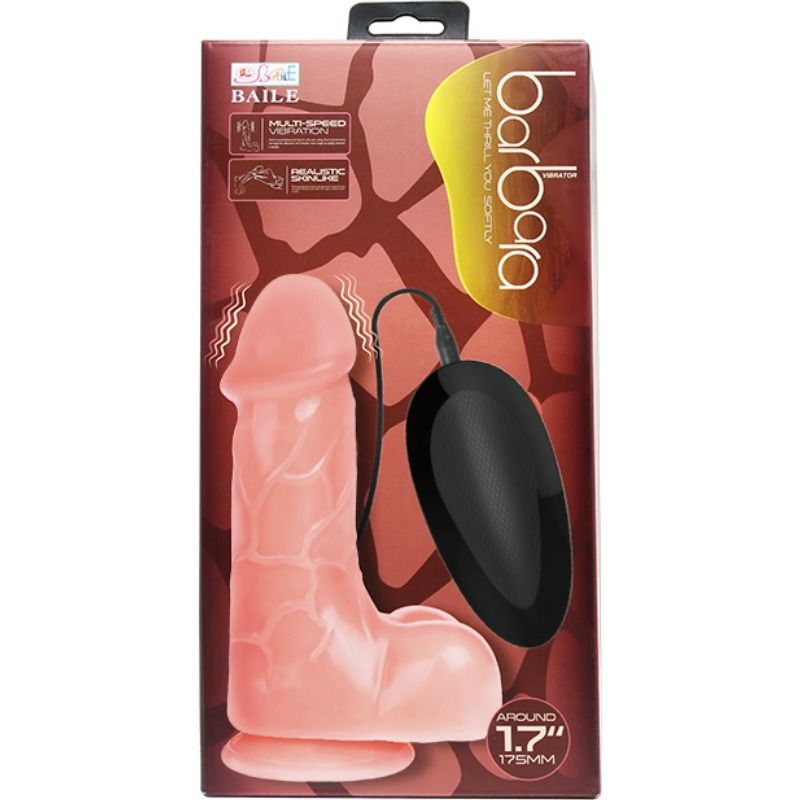 Vibratore Baile realistico barbara natural 21 cm