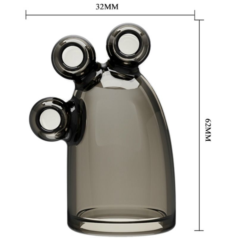 Baile funda vibradora vibrating crystal cap ii