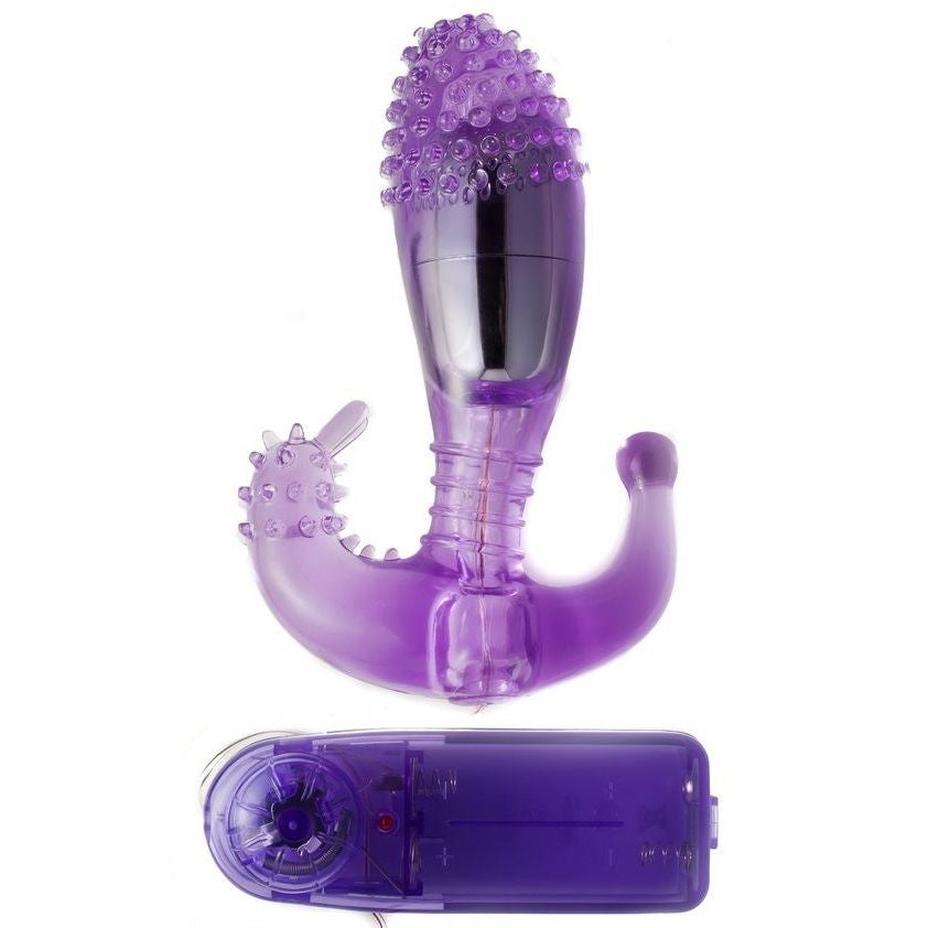Estimulador  lila vaginal y anal con vibracion