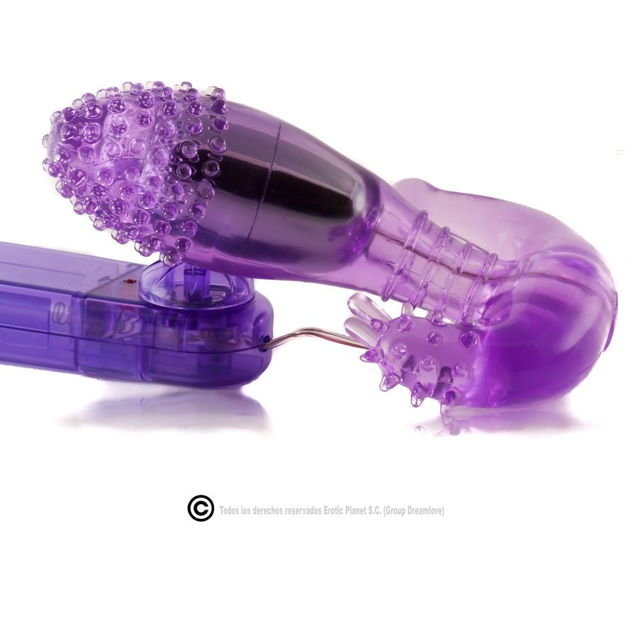 Estimulador  lila vaginal y anal con vibracion