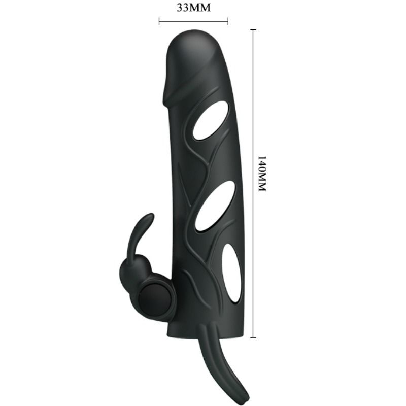 Guaina vibrante Pretty Love Male 14 cm