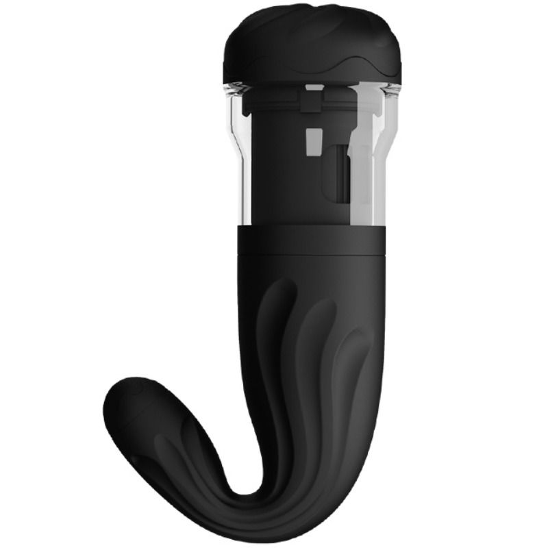 Masturbatori uomo Pretty love Breton nero con cavo usb