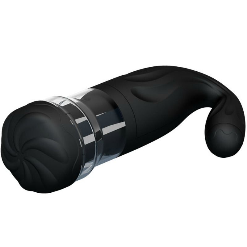 Masturbatori uomo Pretty love Breton nero con cavo usb