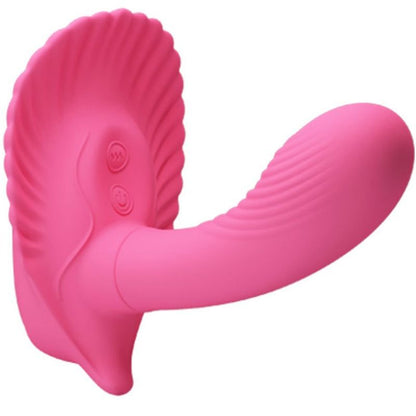 Vibratore telecomndato Pretty Love rosa indossabile a conchiglia