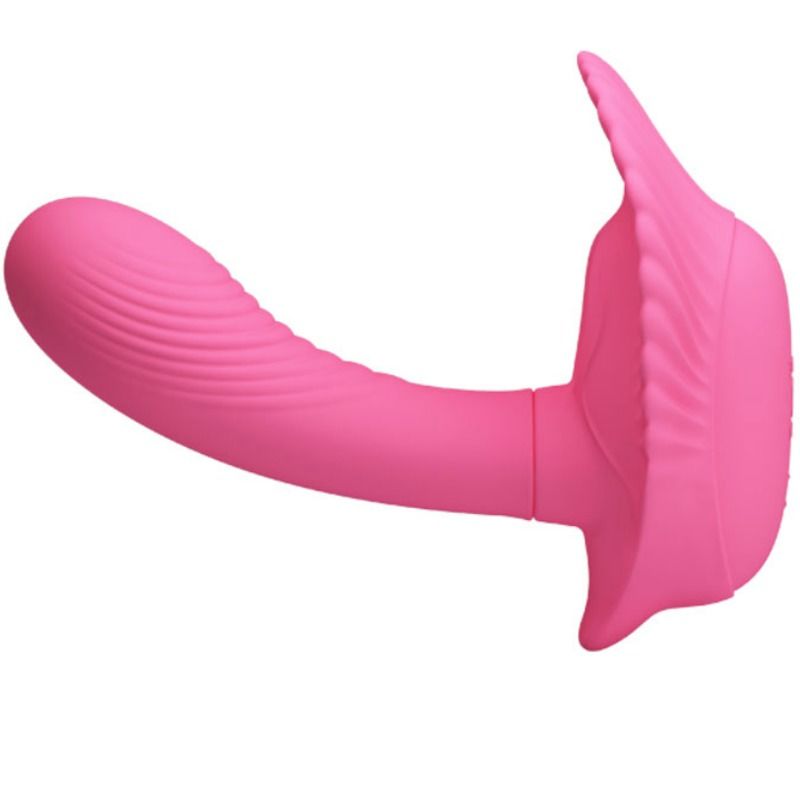 Vibratore telecomndato Pretty Love rosa indossabile a conchiglia