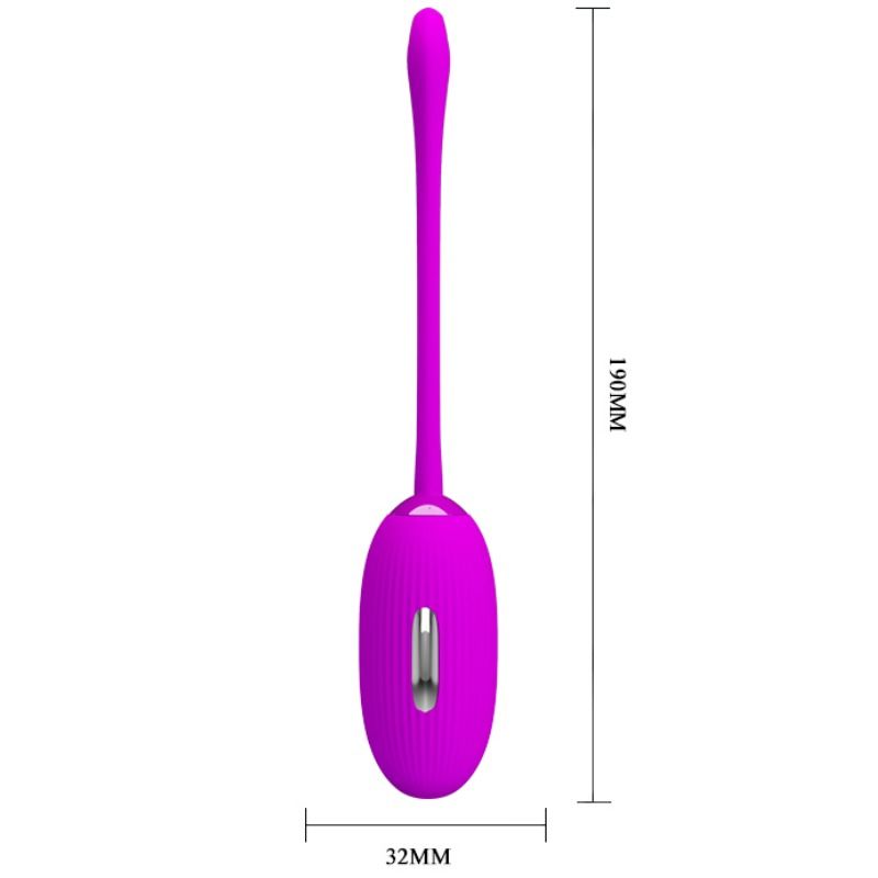Ovetto vibrante Pretty love shock fun viola telecomandato