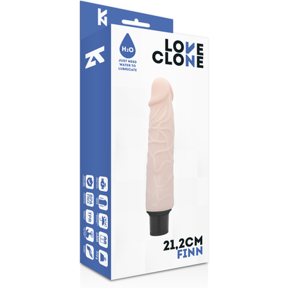 LOVECLONE - VIBREUR AUTOLUBRIFIANT FINN 21.2 CM -O- 3.8 CM