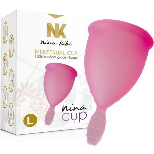 Coppetta mestruale nina cup taglia l rosa