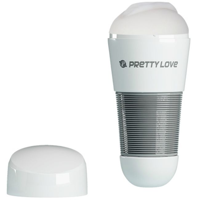 Masturbateur masculin Pretty Love Kitty, blanc, vagin