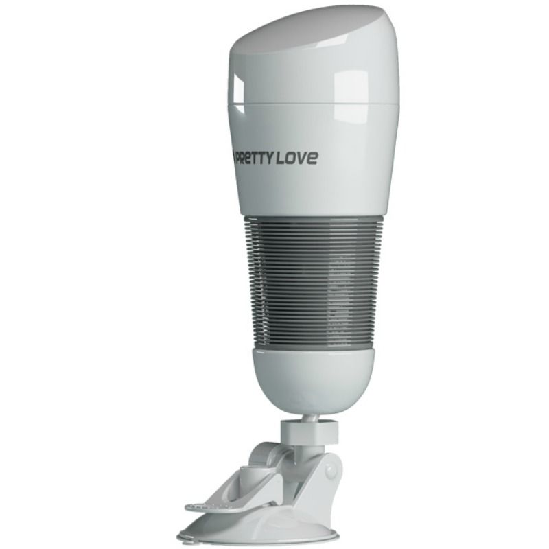 Masturbateur pour homme - Pretty Love hedy avec ventouse blanc