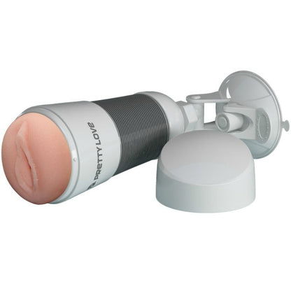 Masturbateur pour homme - Pretty Love hedy avec ventouse blanc