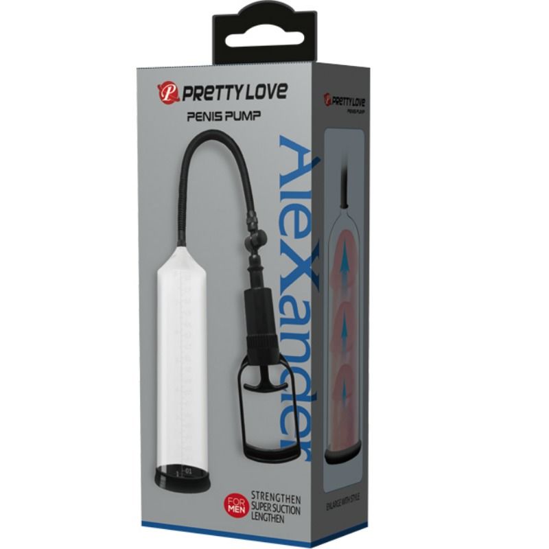 Pompe per il pene Pretty love Alexander trasparente