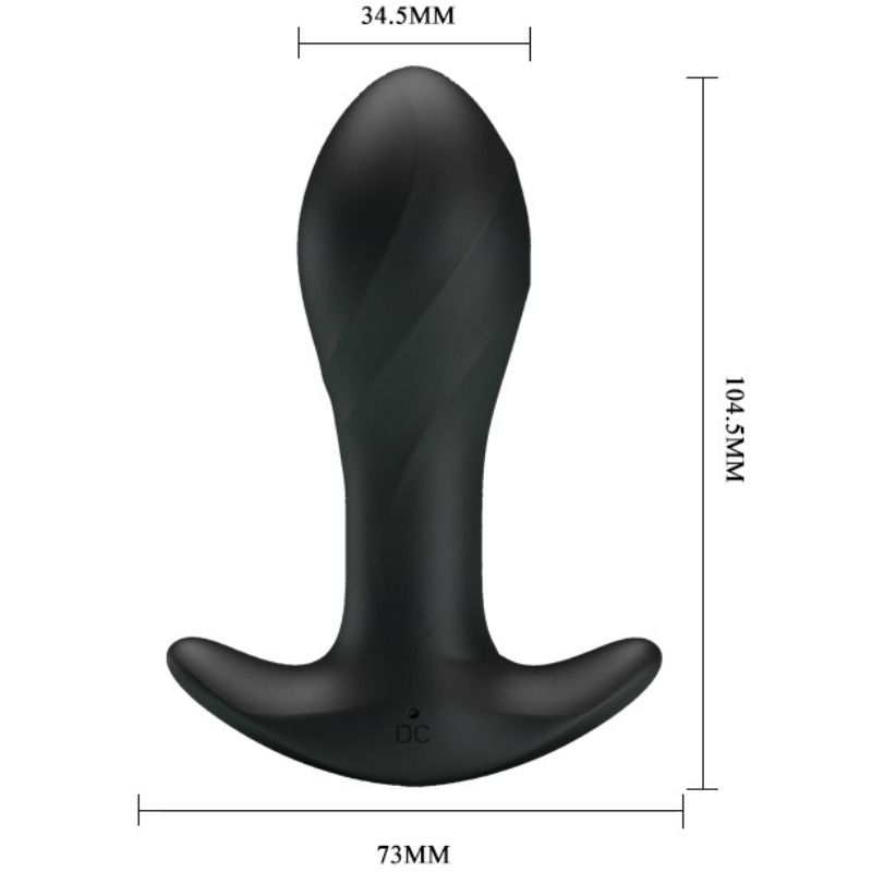 Butt plug Pretty Love con vibrazione e telecomando