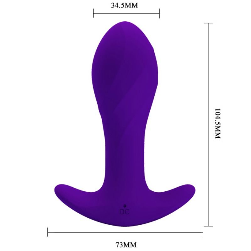 Butt Plug Pretty Love Morton con vibrazione lilla