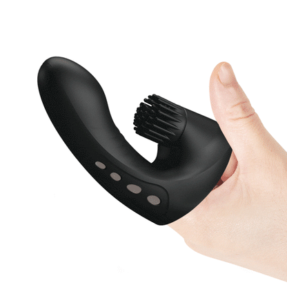 Vibratore da dito Pretty Love Norton con stimolatore clitorideo