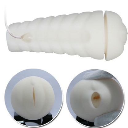 Masturbatore uomo - Pretty Love Sally con ventosa e vibrazione vagina bianco