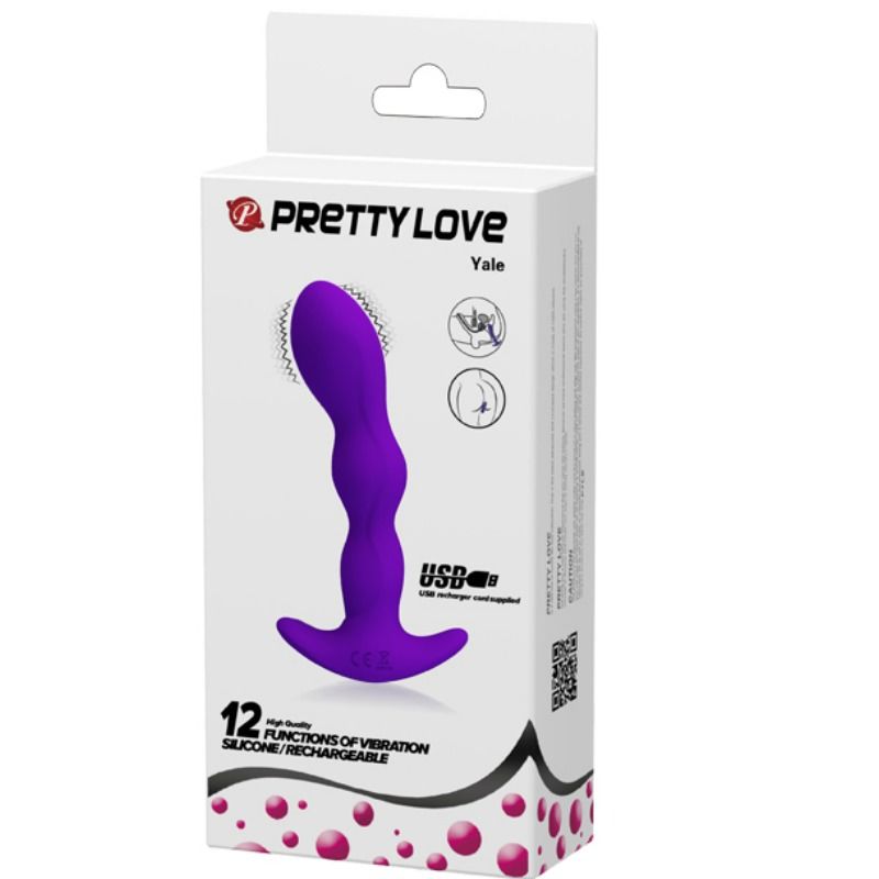 Anal toys Pretty Love Yale con vibrazione