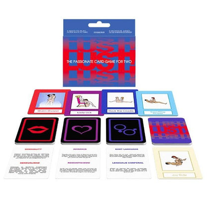Lust il gioco di carte appassionato. en, es