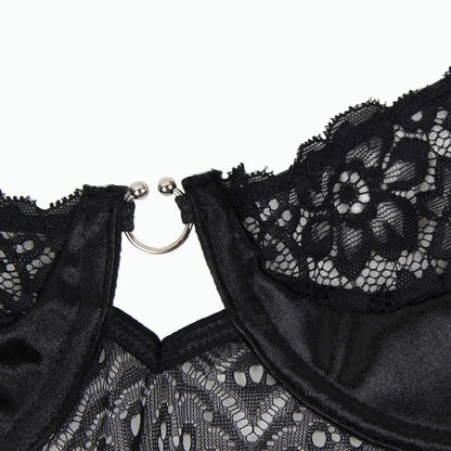 Corsetto e cintura subblime nero s / m