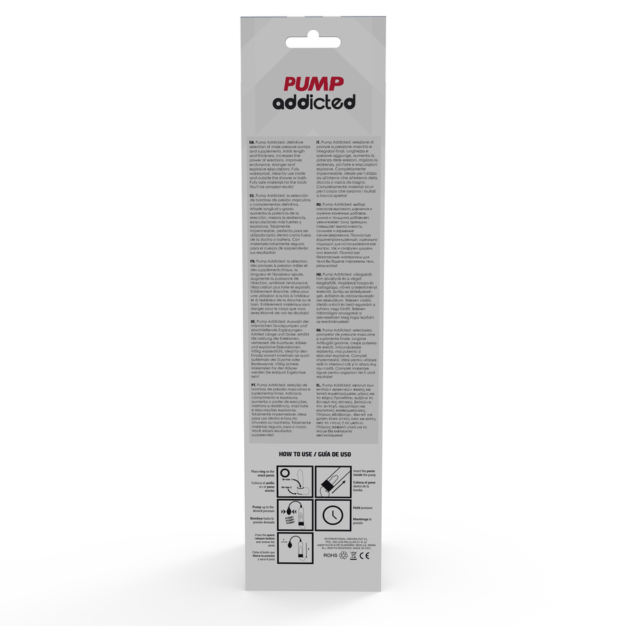 Pompe per il pene Pump addicted rx3 trasparente