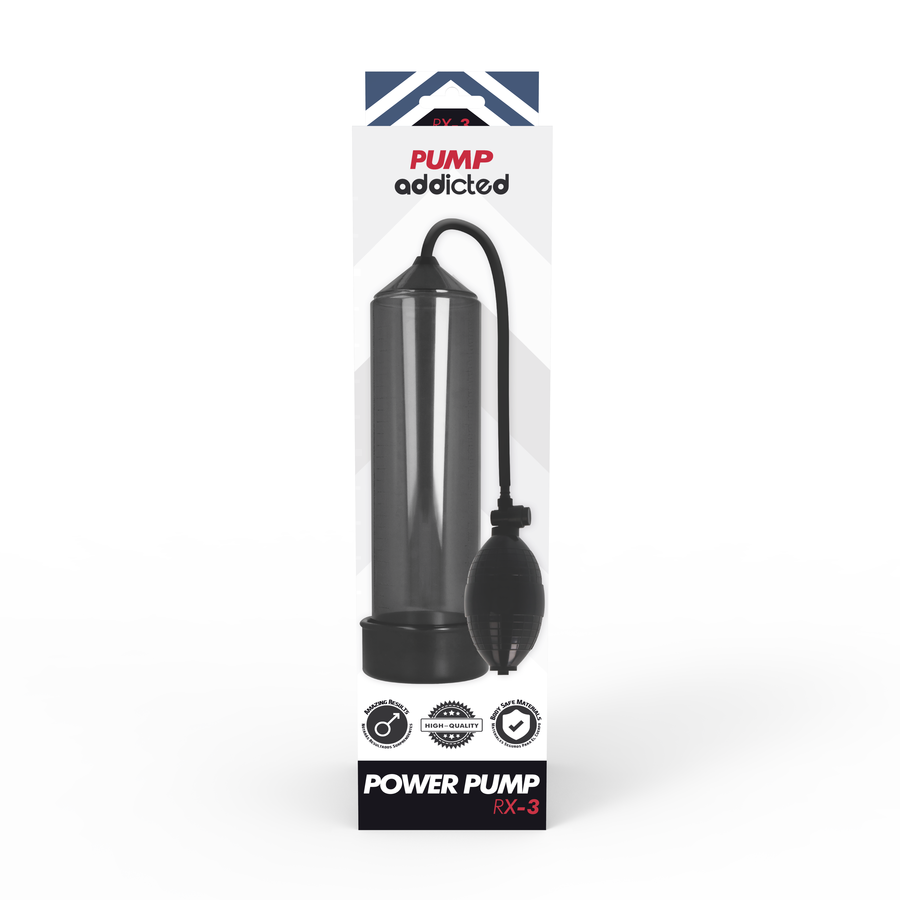 Pompe per il pene Pump Addicted Nero rx3