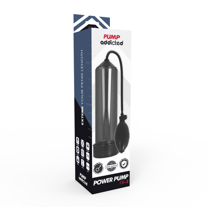 Pompe per il pene Pump Addicted Nero rx3