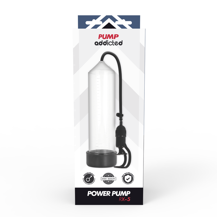Pompe per il pene Pump addicted rx5 trasparente