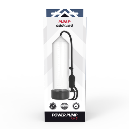 Pompe per il pene Pump addicted rx5 trasparente
