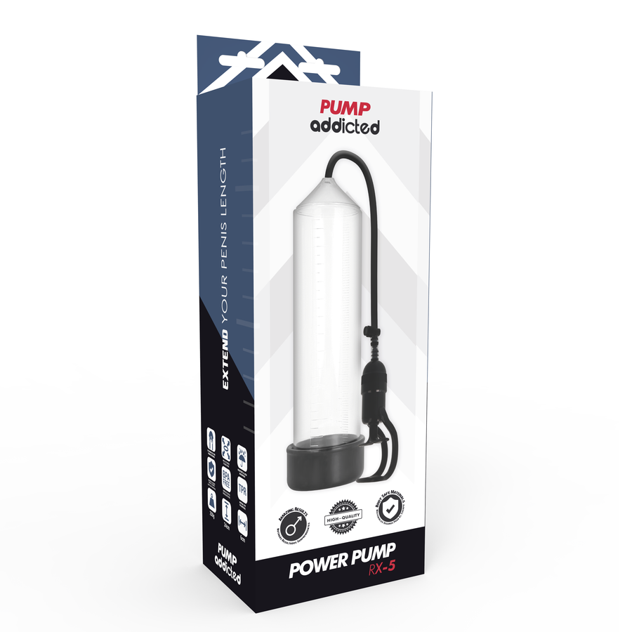 Pompe per il pene Pump addicted rx5 trasparente