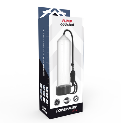 Pompe per il pene Pump addicted rx5 trasparente