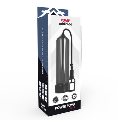 Pompe per il pene Pump addicted rx7 nera