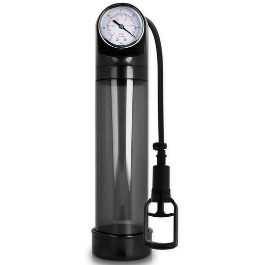 Pompe per il pene Pump addicted rx9 nero con sistema di calibrazione