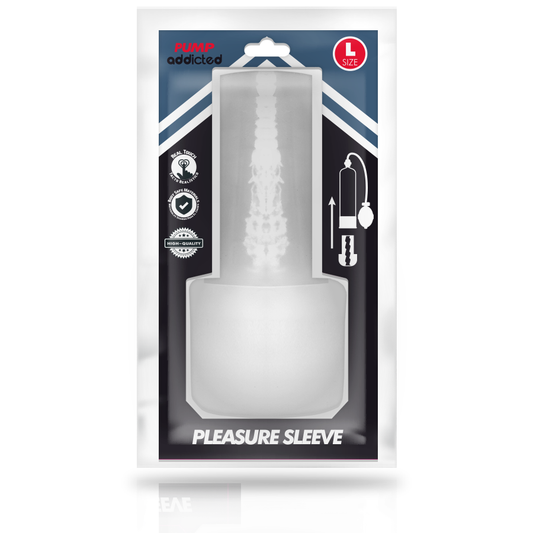 Pompe per il pene Pump addicted pleasure sleeve accessorio L