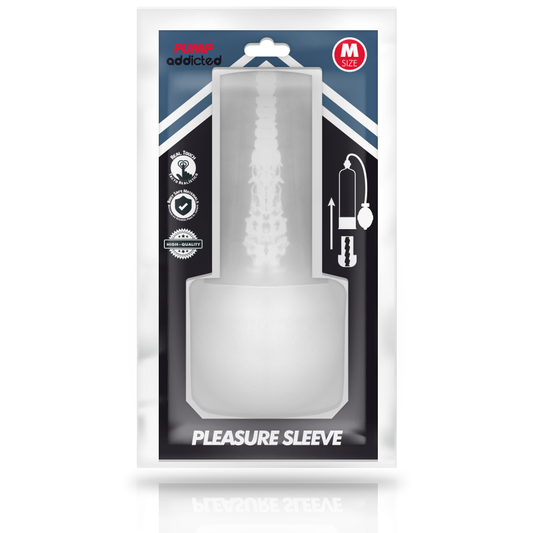 Pompe per il pene Pump addicted accessorio pleasure sleeve bianco m