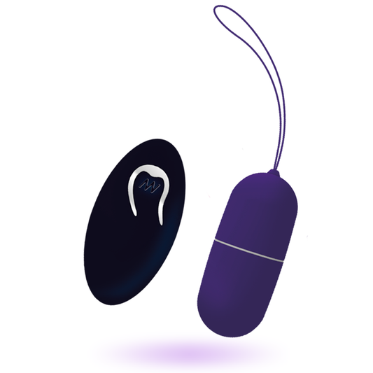 Flippy intenso i uovo vibrante con telecomando viola