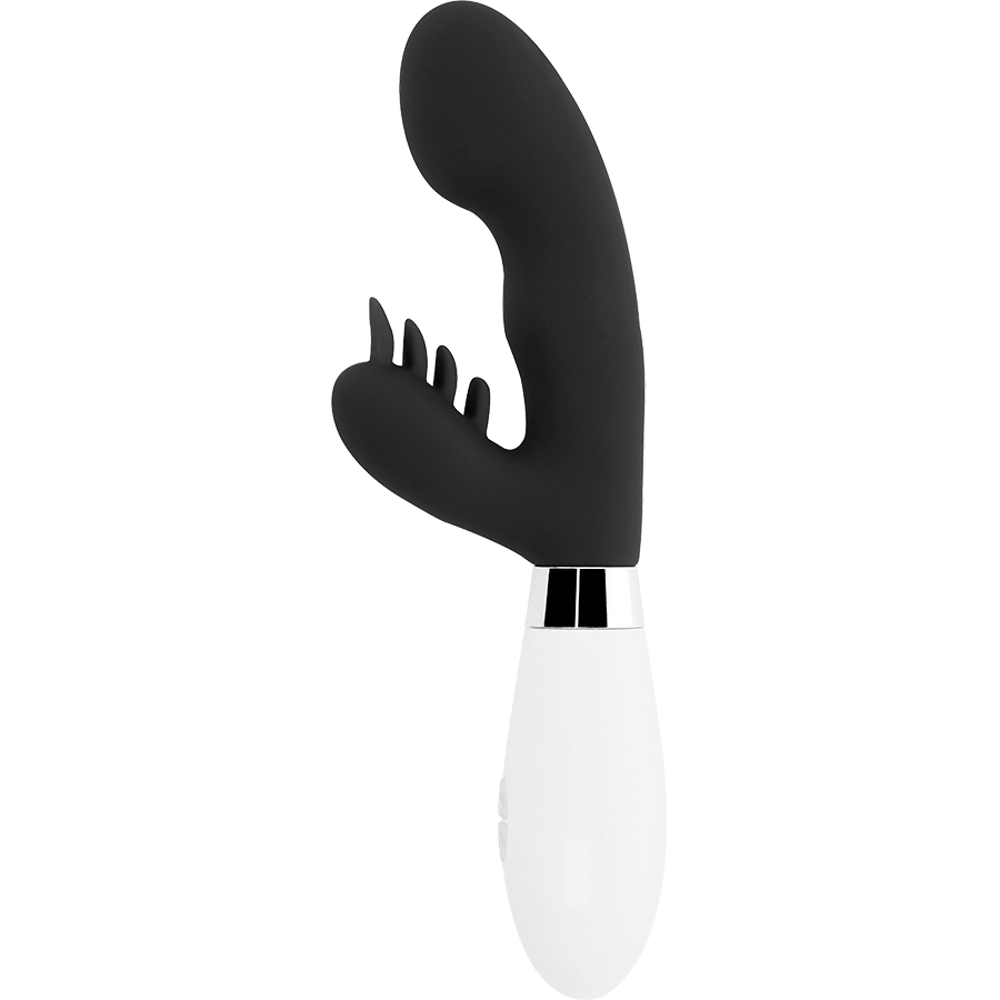 Vibratore Rabbit Glossy Elvis Nero