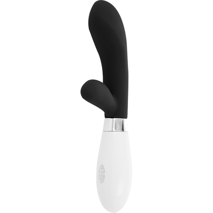 Vibratore Rabbit Glossy Jackson Nero/Bianco