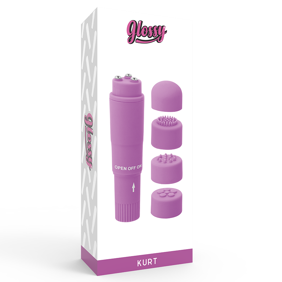Kurt masseur de poche lila brillant